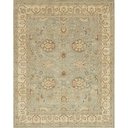 Loloi 8 ft. x 8 ft. Majestic Round Shape Hand Knotted Area Rug- Slate and Beige MAJEMM-06SLBE800R